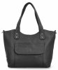 Stylowa Torebka Damska Shopper Bag firmy Herisson 17B374 Szara
